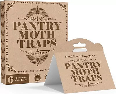 6 Pack Premium Pantry Moth Traps Eco Friendly With Pheromone Attractants • $9.99