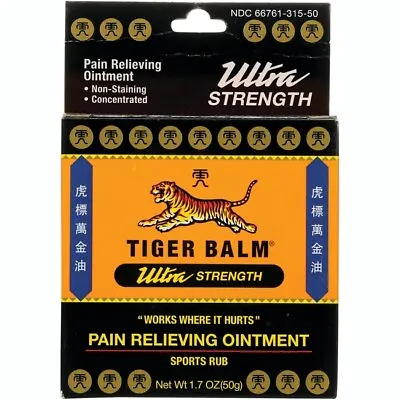 Tiger Balm Sports Rub - Ultra Strength 1.7 Oz Ointment • $18.72