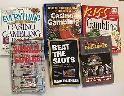 $23.98 • Buy Poker And Gambling Book Lot Of 6 American Mensa One Armed Bandits Guerrilla