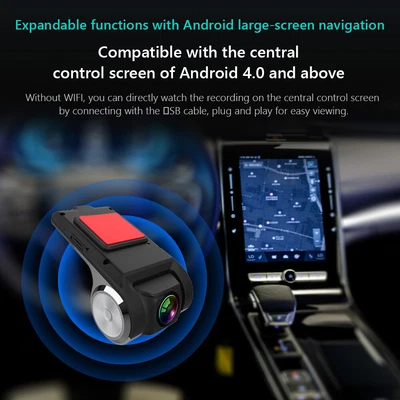 $24.52 • Buy Dash Cam For Android Car Radio Stereo USB Dashboard Camera GPS Logger With ADAS 