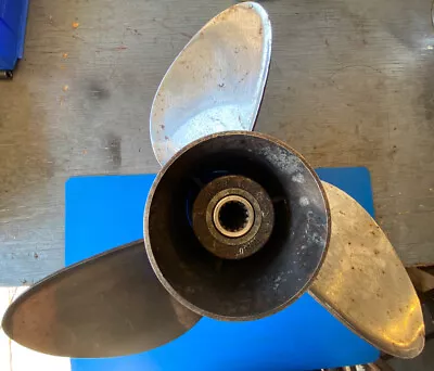 COUNTER 14 3/4  X 17P OMC EVINRUDE JOHNSON VIPER SS PROPELLER 176629 Needs Hub • $80