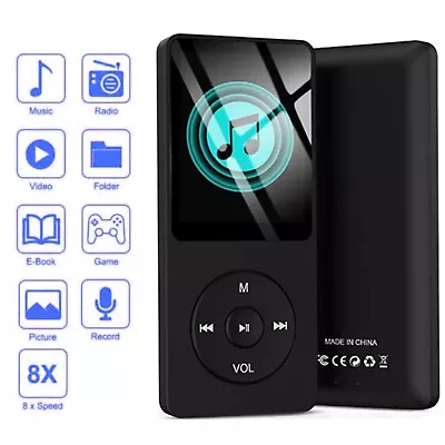 128GB Support Bluetooth MP4/MP3 Lossless Music Player FM Radio Recorder Sport • $10.99