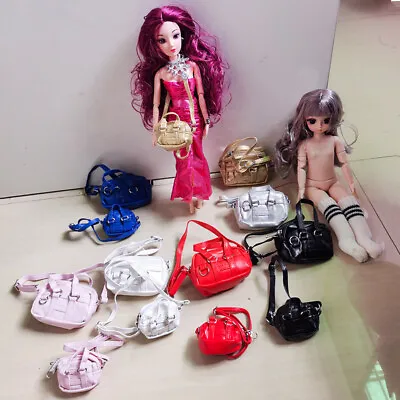 1/6 Scale Dollhouse Miniature Handbag Cloth Fashion Bags Satchel Dolls 11.5  • $5.49
