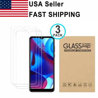 3PACK Tempered Glass For Motorola Moto G 5G G Play G Power 2021 2022 2023 G Pure • $3.95