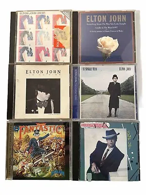 Elton John CD Lot Of 6 Jump Up Leather Jackets Ice On Fire Fantastic Used • $34.97