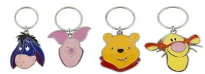 £3.45 • Buy Winnie The Pooh Tiger Piglet Eeyore Keyrings Sets Keys Doors Metal