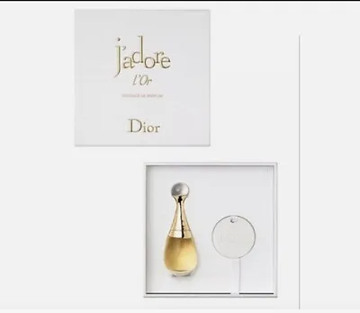 Dior 2pc J’adore L'or Essence De Parfum 3.5ml 0.12oz & Perfumable Ceramic Tag • $35.99