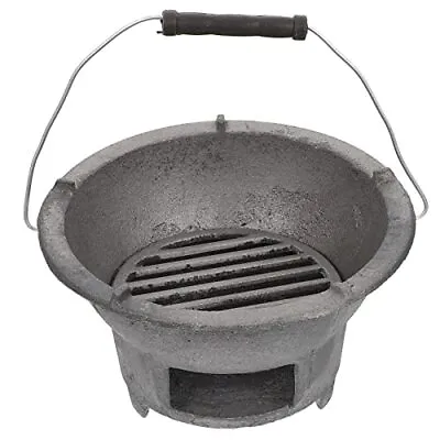 Cast Iron Charcoal Hibachi Grill Portable Charcoal Grill For Outdoor Camping... • $49.58