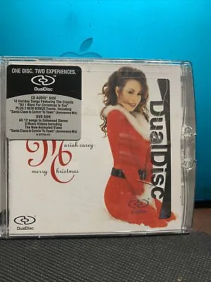 Mariah Carey Merry Christmas DualDisc CD DVD W/ Bonus Tracks Rare See Note • $13.99