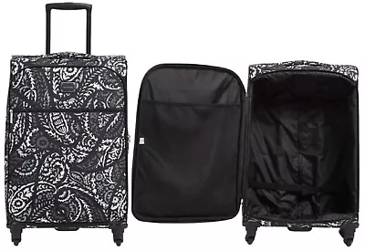 NEW IN BOX VERA BRADLEY Paisley Noir 27  Spinner Luggage • $129.99