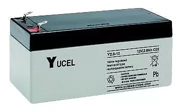 YUASA - Yucel 12V 2.8Ah Sealed Lead Acid Battery • £32.07