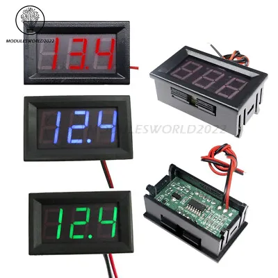 0.56  DC AC 5V-30V-500V Digital Voltmeter Voltage Panel Meter Color LED Display • $1.42