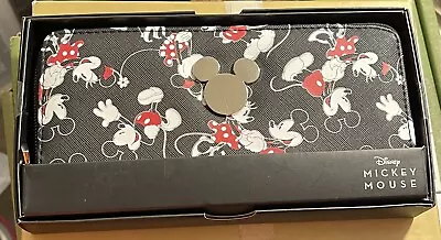 Disney's Mickey And Minnie Mouse Zip Around Wallet • $14.89