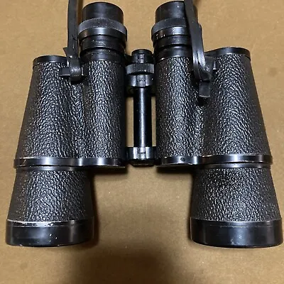 VINTAGE SELSI LIGHT WEIGHT LUMINOUS 7x50 1000 Yards Binoculars With Original Box • $24.99
