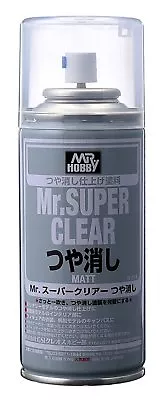 Gunze Mr Hobby Super Clear MATTE (FLAT) Spray Can  5.75 Oz. (170ml) B514 • $10.15