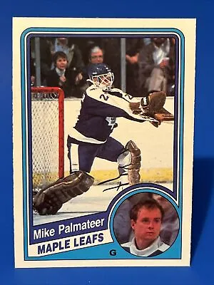 1984-85 O-Pee-Chee Mike Palmateer Goalie Card #308 Toronto Maple Leafs OPC Sharp • $2.86