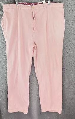 Vineyard Vines Pants Mens 42x32 Pink White Seersucker Breaker Pant Golf (42x30) • $19.99