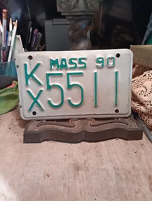 1990 Massachusetts License Plate Motorcycle • $7.50