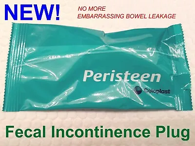 Peristeen Anal Incontinence Fecal Seal IBD IBS IBSD Crohn's Colitis Gas Diarrhea • $14.95