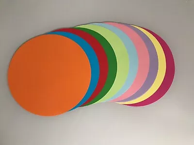 Scrapbook Crafting & Card Making. 75gsm Paper Circles 15.2cm (6 Inch) X 20 • £1.85