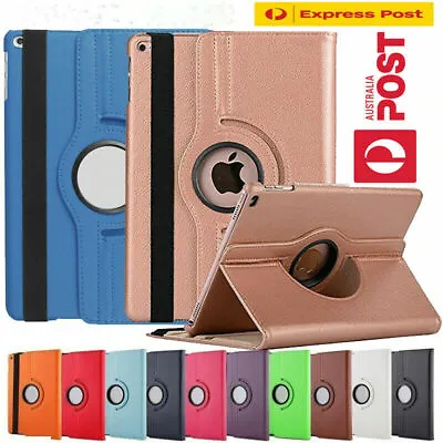 360 Rotate Leather Case Cover For Apple IPad Pro 11  10th/9th/8th 7th 6th Mini6 • $10.95