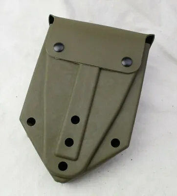 US Military E Tool Entrenching Shovel Vinyl Carrier OD Green Cover Pouch NOS • $6.90