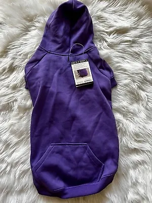 $10 • Buy Soft Comfy Basic Dog Purple Hoodie By Zack & Zoey Sz Large. NWT