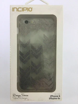 $19.95 • Buy Incipio Design Series Silver ZigZag Phone Case For IPhone 6/6s AU Seller Genuine