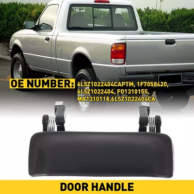 Exterior Door Handle For 1998 99-2011 Ford Ranger Front Driver Or Passenger Side • $11.99