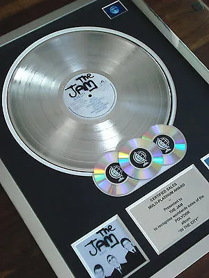 £174.99 • Buy The Jam In The City Lp Multiple Silver-platinum Disc Lp Record Award Album
