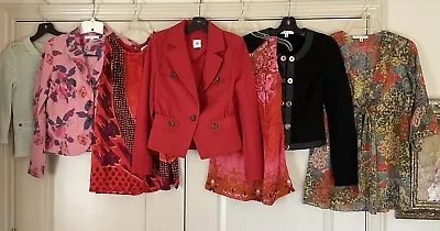 Bundle Lot Of 7 Cabi Jackets & Tops - Silk Cotton Size XS & 0 Plus 3 Extra Tops • $69.99