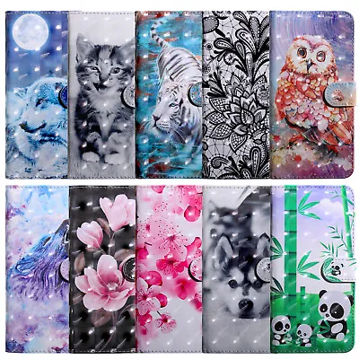 Magnetic Flip Wallet Stand Phone Case Cover For LG K8 2017 2018 K10 K30 K40 K50 • £6.96