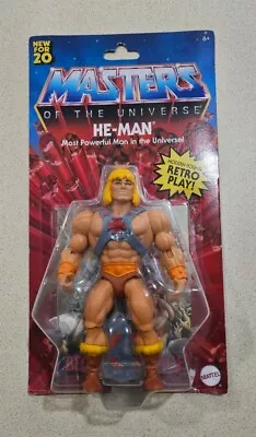 He-Man Masters Of The Universe Retro Play Toy Origins Action Figure NIB • $12