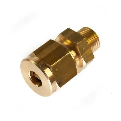 6mm X 1/8  BSP Adaptor Male Straight Compression Coupling Brass CxMI • £3.26