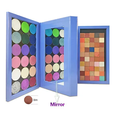 Coosei Extra Large Empty Magnetic Makeup Palette With Mirror Hold 36pcs 36mm Pan • $18