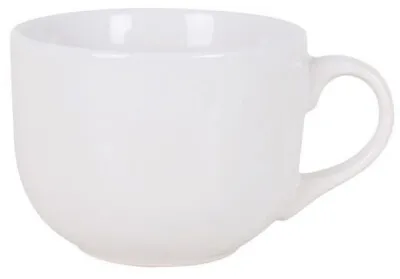 £10.99 • Buy 2X BEKIA LARGE Cappuccino Coffee Latte Mugs HORECA White Porcelain Cups 500ML