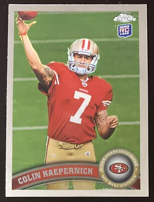 Colin Kaepernick 2011 Topps Chrome Rookie Card #25 (4927) Ex Shape • $2.50