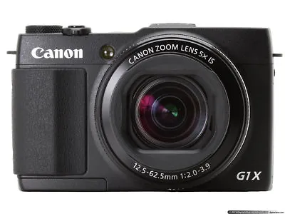 Canon Powershot G1X Mark II 12.8 MP Complete Battery And Charger + 64GB SD CARD • $999