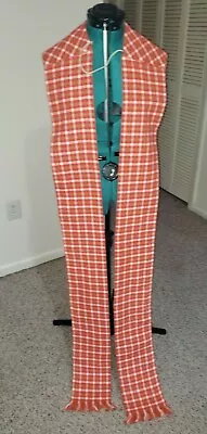 Officiant Pastor Clergy Stole Custom Made Plaid Very Long  • $35