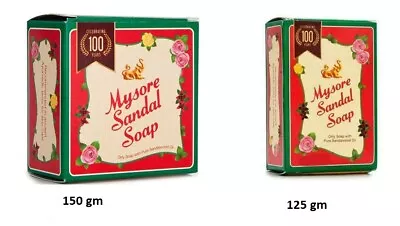 MYSORE SANDAL Soap ( 125 Gm / 4.40 Oz ) / ( 150 Gm / 5.29 Oz ) Select Pack • $13.38