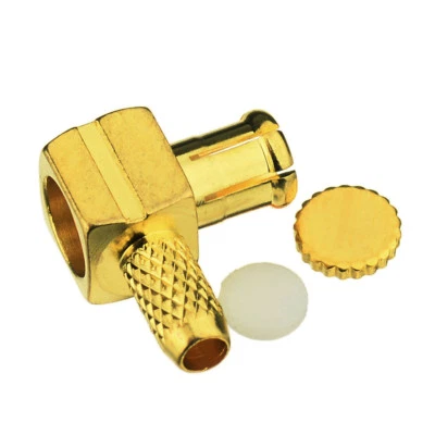 $1.69 • Buy MCX Crimp Plug Male Right Angle Connector For RG179 RG316 RG174 LMR100 75 Ohm