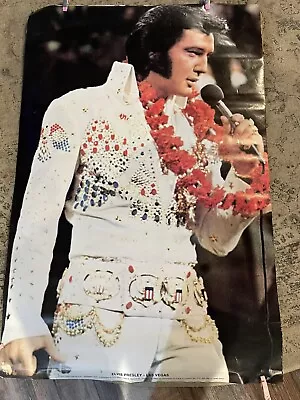 Vintage 1975 Elvis Presley Original Las Vegas Poster  The King  • $30