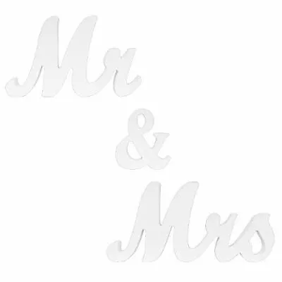 Wrapables Mr & Mrs Vintage Wooden Letter Sign DIY Décor Wedding Decoration • $15.99
