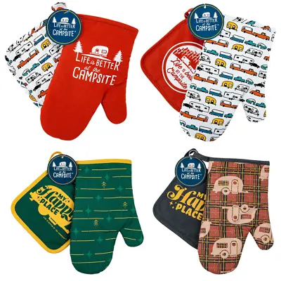 Kitchen Oven Mitt  Pot Holder Set For RV Trailer Camper Motorhome By Camco • $14.95