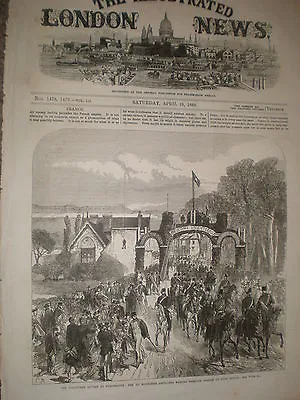 1st Middlesex Artillery At Cosham En Route Review Portsmouth 1868 Prints Ref Z1 • £9.99