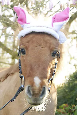 Ear Bonnet Fly Veils Easter Bunny For Bridles In 4 Size • £12.99