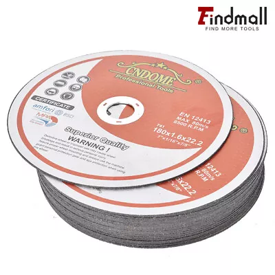 Findmall 25Pack 7 Inch Cut-off Wheel - Metal & Stainless Steel Cutting Discs New • $22.79