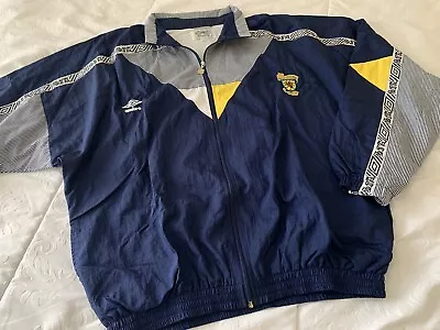 RARE Vintage Umbro Scotland Tracksuit Shellsuit Top Jacket 1990 1992 XL BNWOT • £150