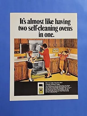 1969 Hotpoint Hallmark Electric Range Twin Oven Range Vintage Print Ad • $9.97