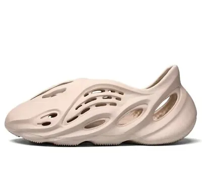 £35.01 • Buy Light Shoes Fashion Uk Size 8.5 Slip On Foam Slides Casual Khaki Unisex